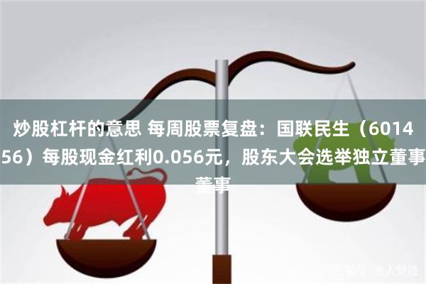 炒股杠杆的意思 每周股票复盘：国联民生（601456）每股现金红利0.056元，股东大会选举独立董事